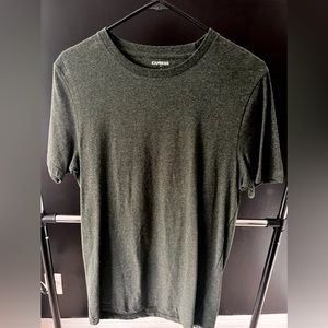 Express Army Green T shirt // Size Medium